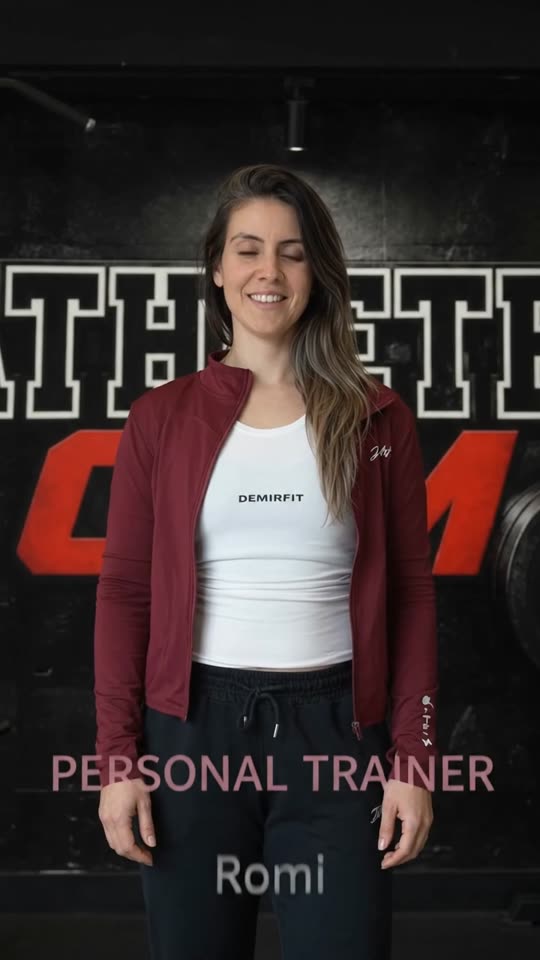 Romina, personal trainer de Athletic Gym